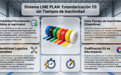 Metodología 5S en depósitos: Demarcación visual sin detener la producción