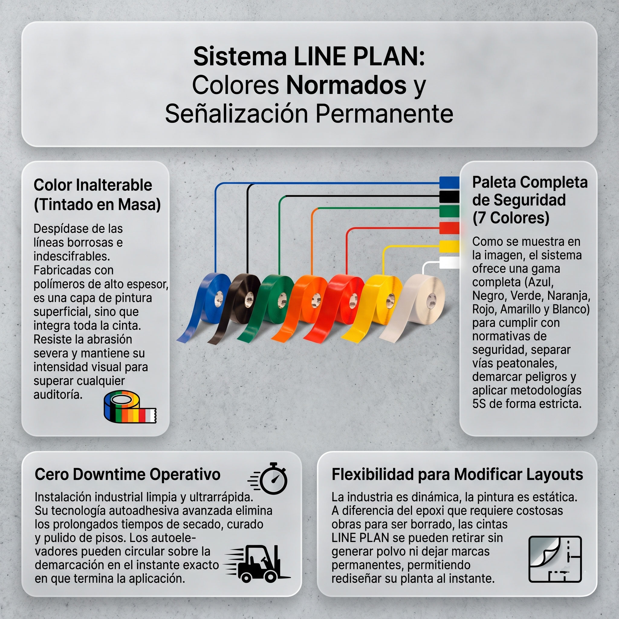 Colores de Seguridad Industrial: Cómo Cumplir con la Norma IRAM 10005 Usando el Sistema LINE PLAN