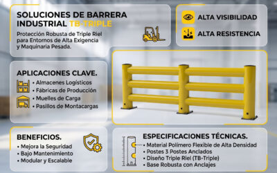 Barreras de Contención Extremas para Maquinaria Pesada y Puertos: El Poder Insuperable de la TB Triple Super